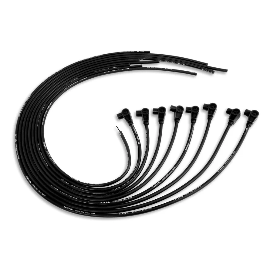 Taylor Cable 73051, 8mm Spiro-Pro univ 8cyl 90 black