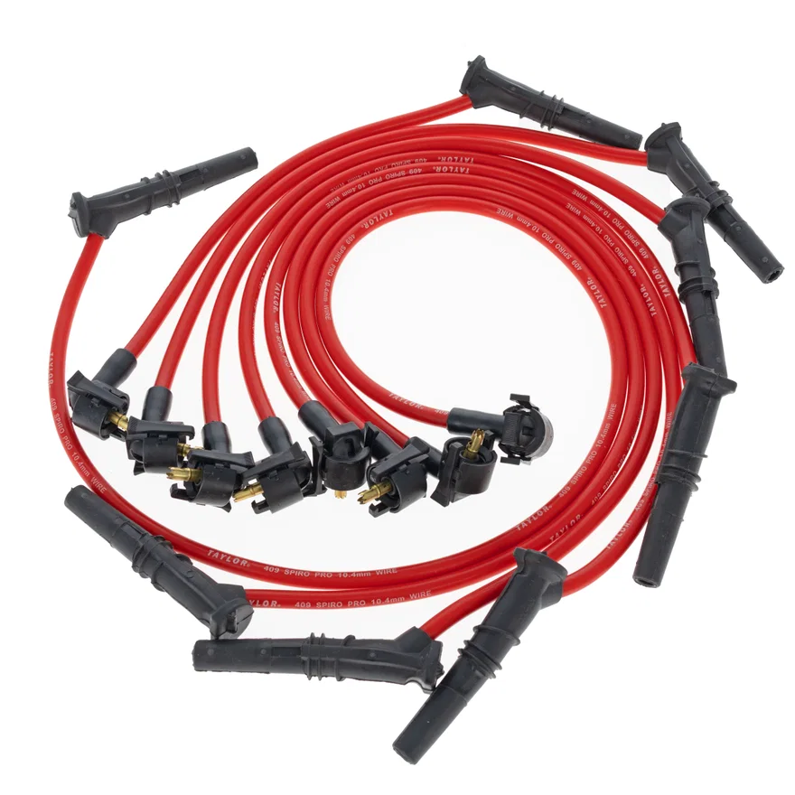 Taylor Cable 79257, 409 Spiro-Pro custom red