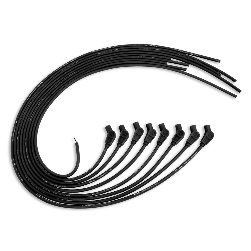 Taylor Cable 73053, 8mm Spiro-Pro univ 8 cyl 135 black
