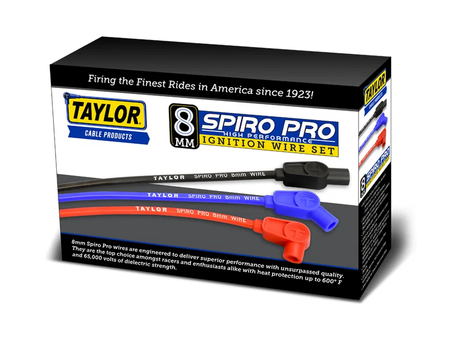 Taylor Cable 74252, 8mm Spiro-Pro custom 8 cyl red