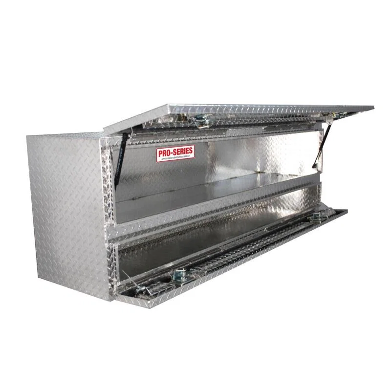 Westin 80-TB400-72-BD, Brute High Cap 72in Stake Bed Contractor TopSider w/ Bottom Drawers - Aluminum