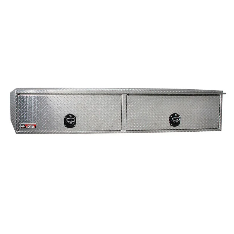 Westin 80-HTB96, Brute HD Top Sider 13in x 96in w/flip up Doors - Aluminum