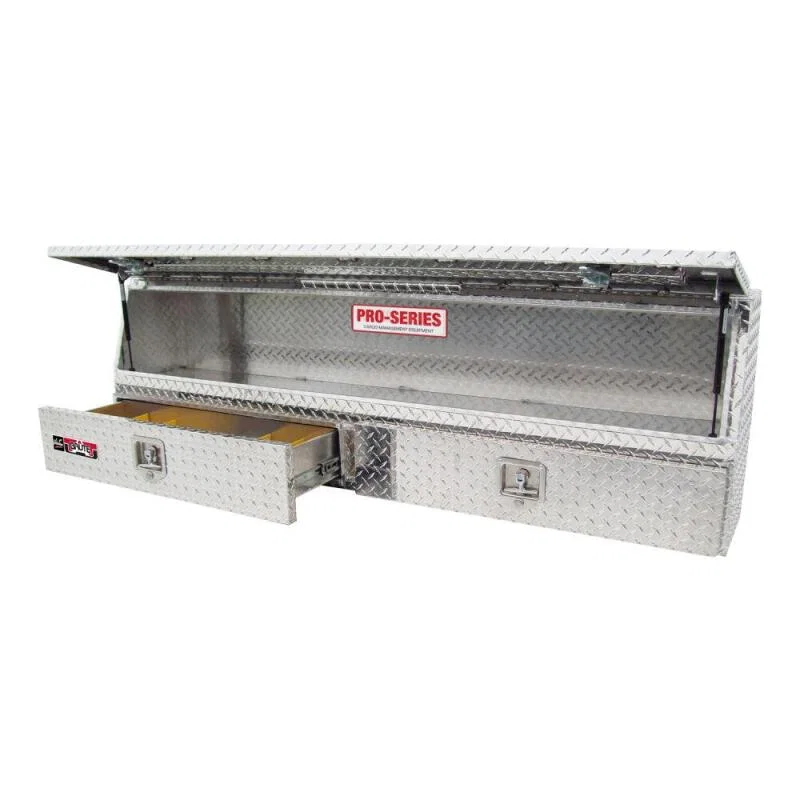 Westin 80-TBS200-90D-BD, Brute Contractor TopSider 90in w/ Drawers & Doors - Aluminum