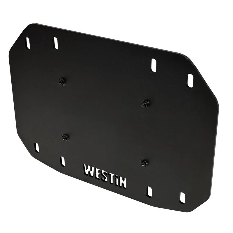 Westin 59-761205, 18-25 Wrangler JL Spare Tire Delete Plate - Tex. Blk