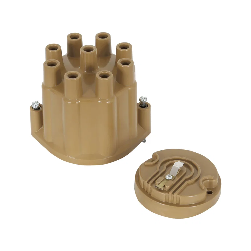 ACCEL 8120ACC, Distributor Cap & Rotor Kit - Female Socket Style - Tan