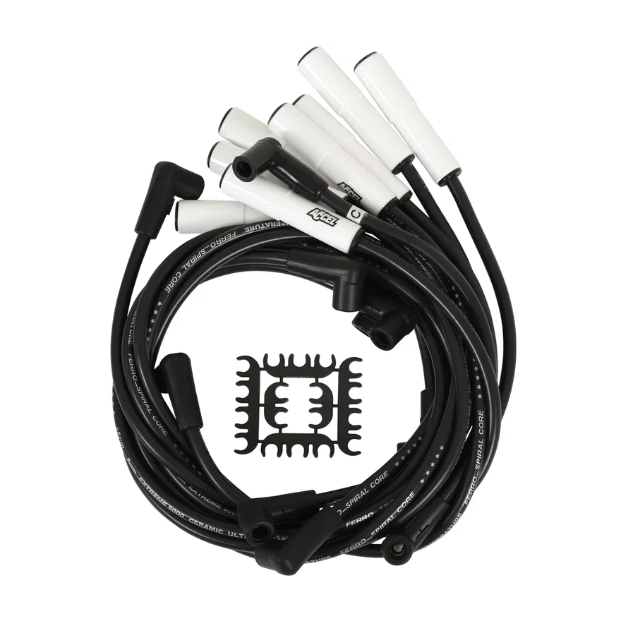 ACCEL 9024C, Spark Plug Wire Set - Extreme 9000 Ceramic- Chevy/GM Big Block 90-95 (Except SS)