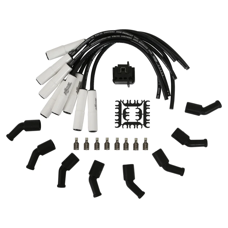 ACCEL 9060C, Spark Plug Wire Set - Extreme 9000 Ceramic - Universal Fit - GM Gen 3/4/5 LS LT