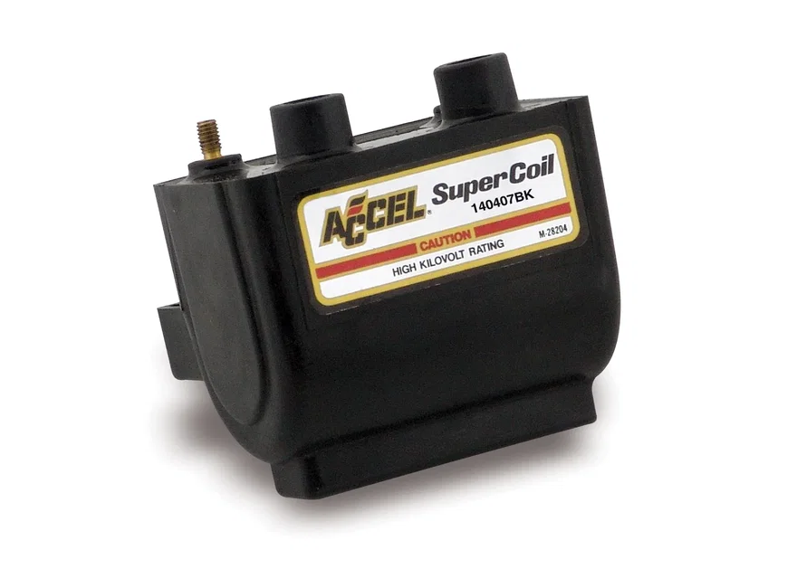 ACCEL 140407BK, Super Coil - Electronic - Dual Fire - Black