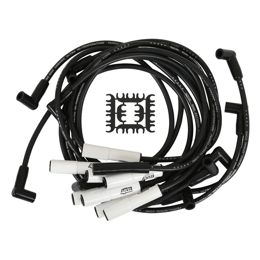 ACCEL 9023C, Spark Plug Wire Set - Extreme 9000 Ceramic Boot - 92-99 Dodge Truck 5.2/5.9L V8