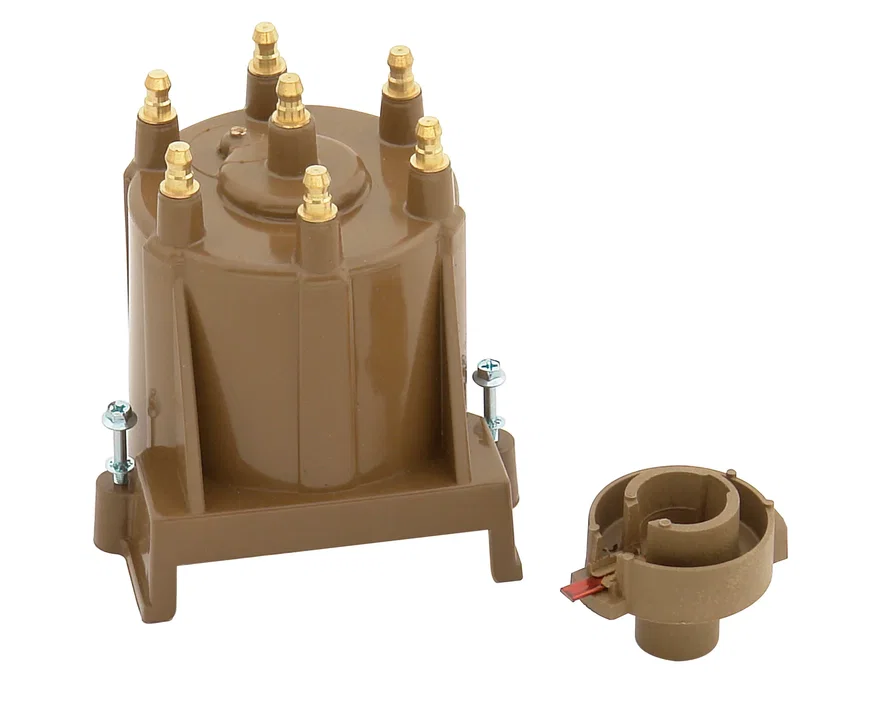 ACCEL 8133ACC, Distributor Cap & Rotor Kit - HEI Style - Tan