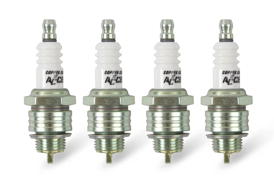 ACCEL 0437S-4, HP Copper Spark Plug - Shorty