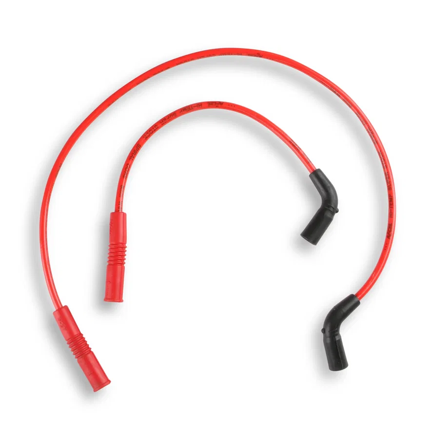 ACCEL 171111R, Custom Wire Set - 2009-2016 Harley Davidson Touring - 8mm - Red