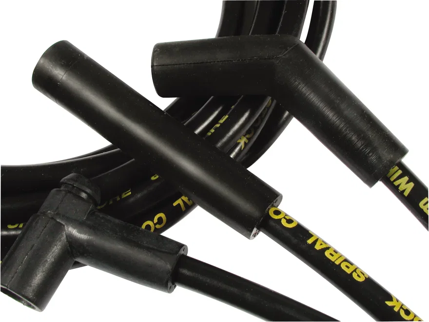 ACCEL 5051K, Spark Plug Wires - 8mm SUPER STOCK SPIRAL CUST BK