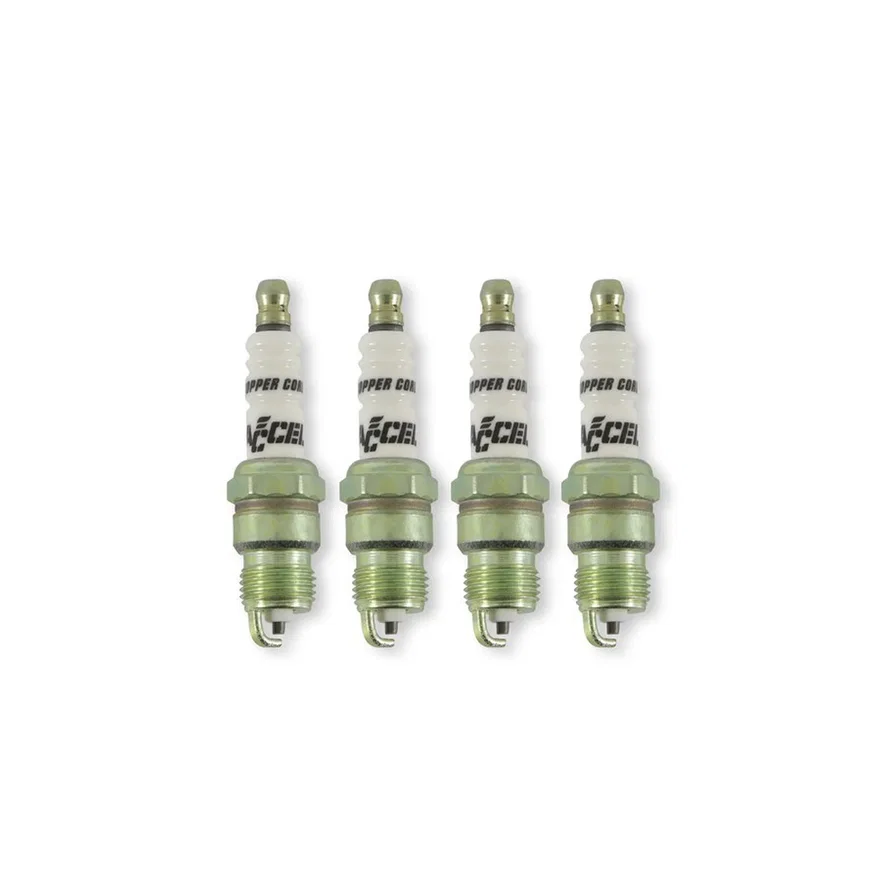 ACCEL 0574S-4, HP Copper Spark Plug - Shorty