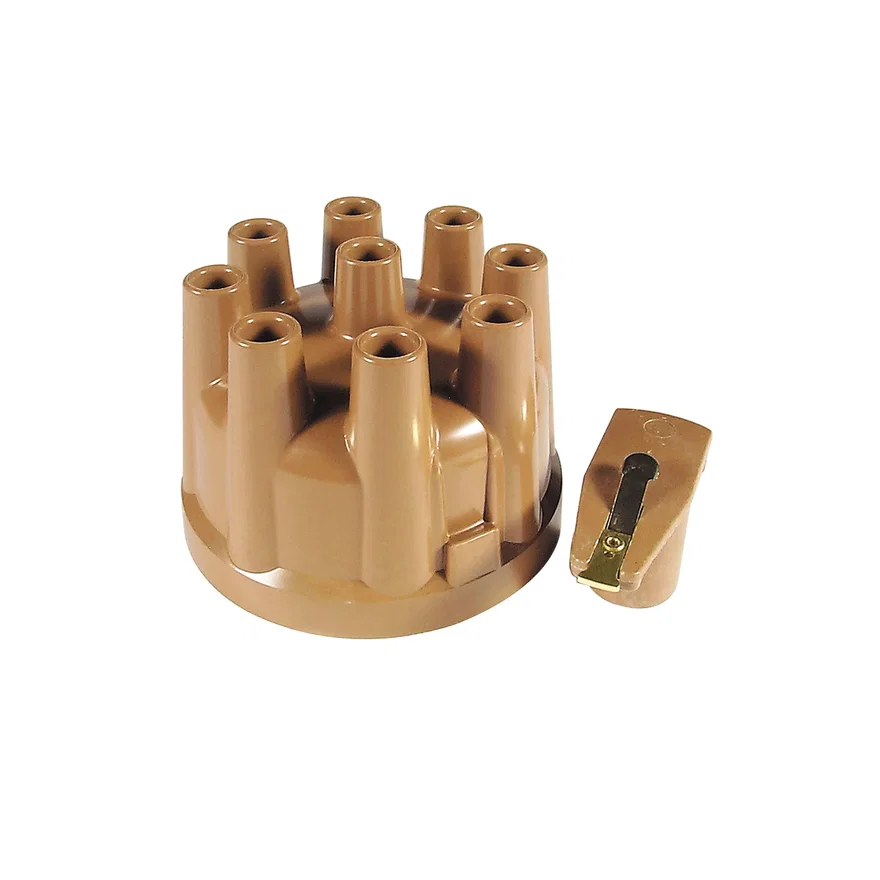 ACCEL 8220ACC, Distributor Cap & Rotor Kit - Female Socket Style - Tan