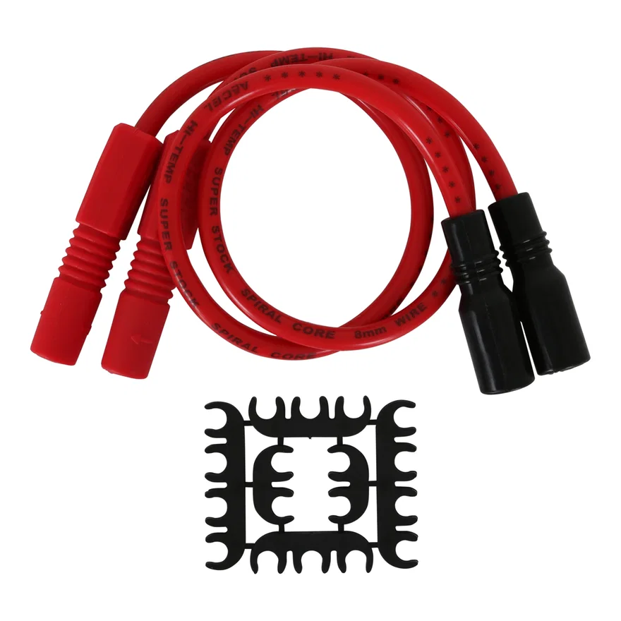 ACCEL 171098-R, Custom Wire Set - 2004-2006 Sportster XL Models / 1999-2008 Touring All