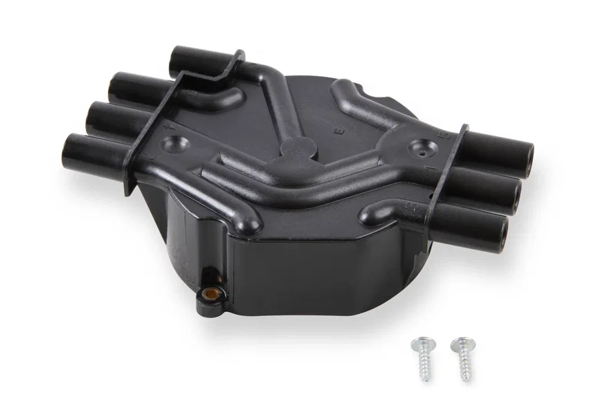 ACCEL 120142, Distributor Cap - Chevy / GMC Vortec - V6 - Socket Style - Crab - Black
