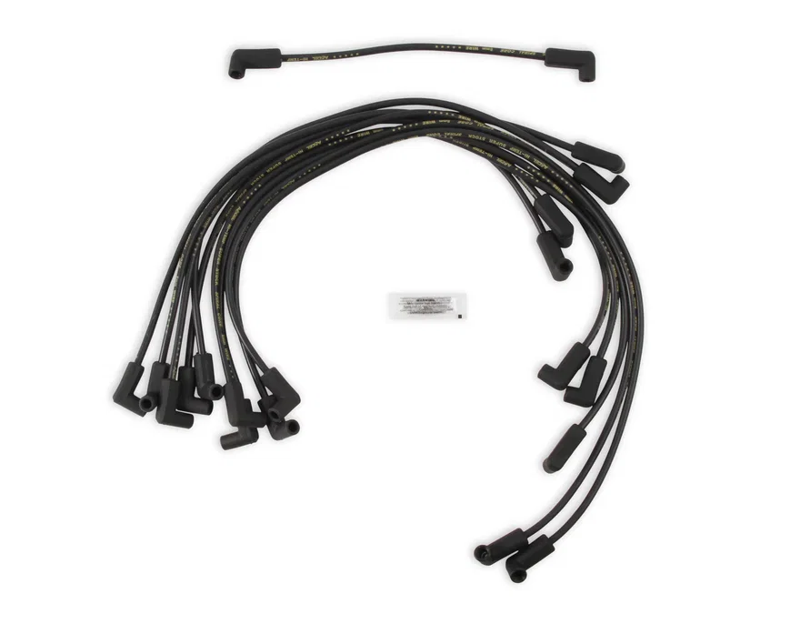 ACCEL 5114K, Spark Plug Wire Set- 8mm - Super Stock -  Custom - Black Wire