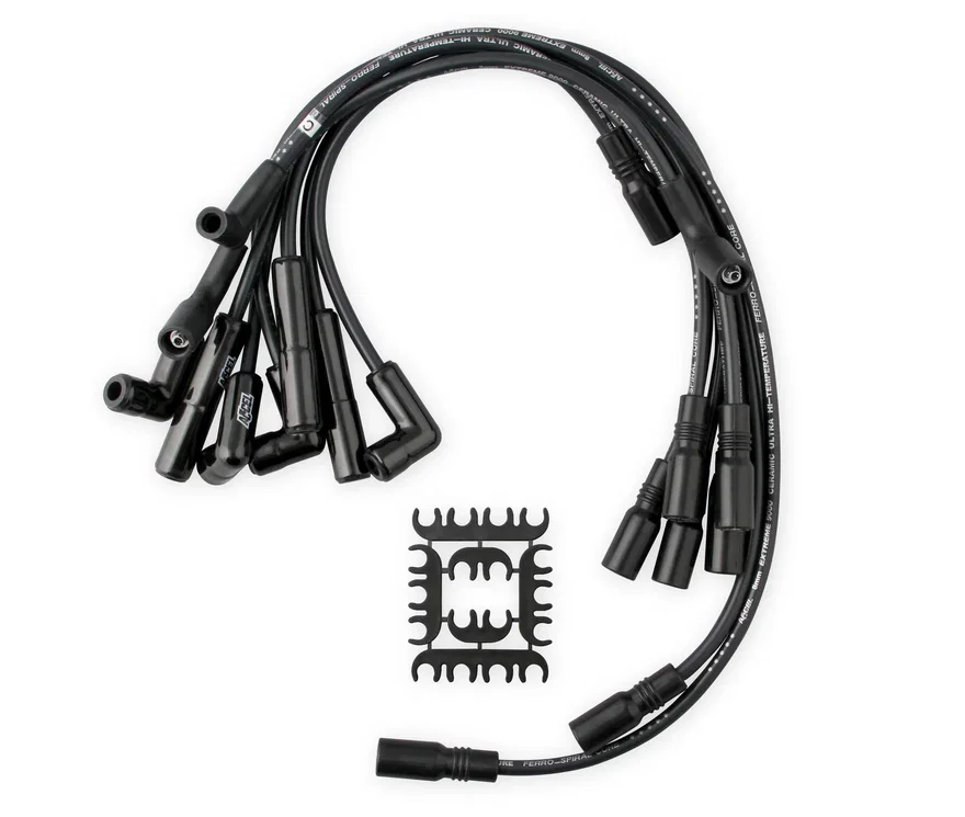 ACCEL 9044CK, Spark Plug Wire Set - Extreme 9000 Black Ceramic Boot - Chevy/GMC Truck 4.3L V6