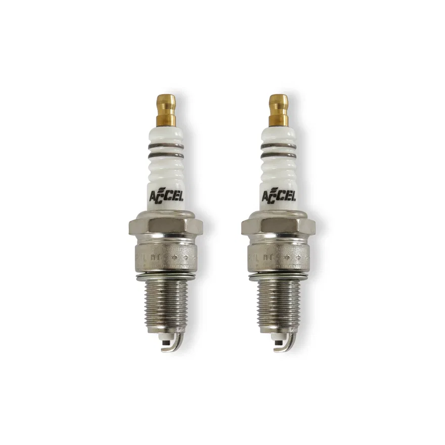 ACCEL 2410A, Spark Plugs - Copper Core - Evolution - .040" gap - 2 Pack