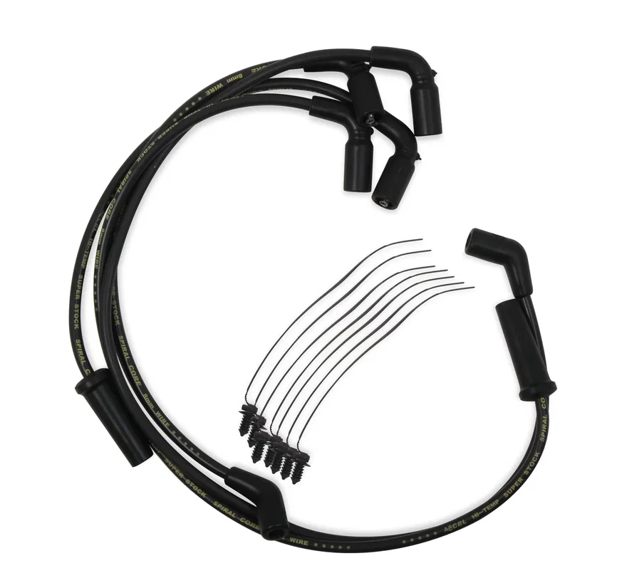ACCEL 171116-K, Custom Wire Set - 2017-up Harley Davidson Touring - 8mm - Black