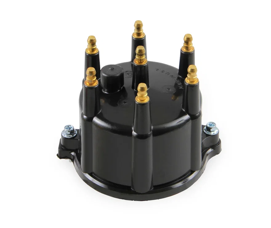 ACCEL 120330, Distributor Cap - Jeep 4.0L - Male - HEI Style - Black