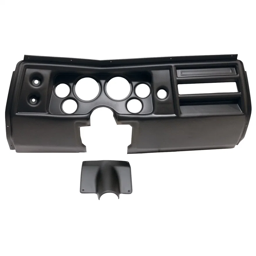 AutoMeter 2901, GAUGE MOUNT; DIRECT FIT; (3 3/8in. X2; 2 1/16in. X4); CHEVY CHEVELLE NO VENT 68