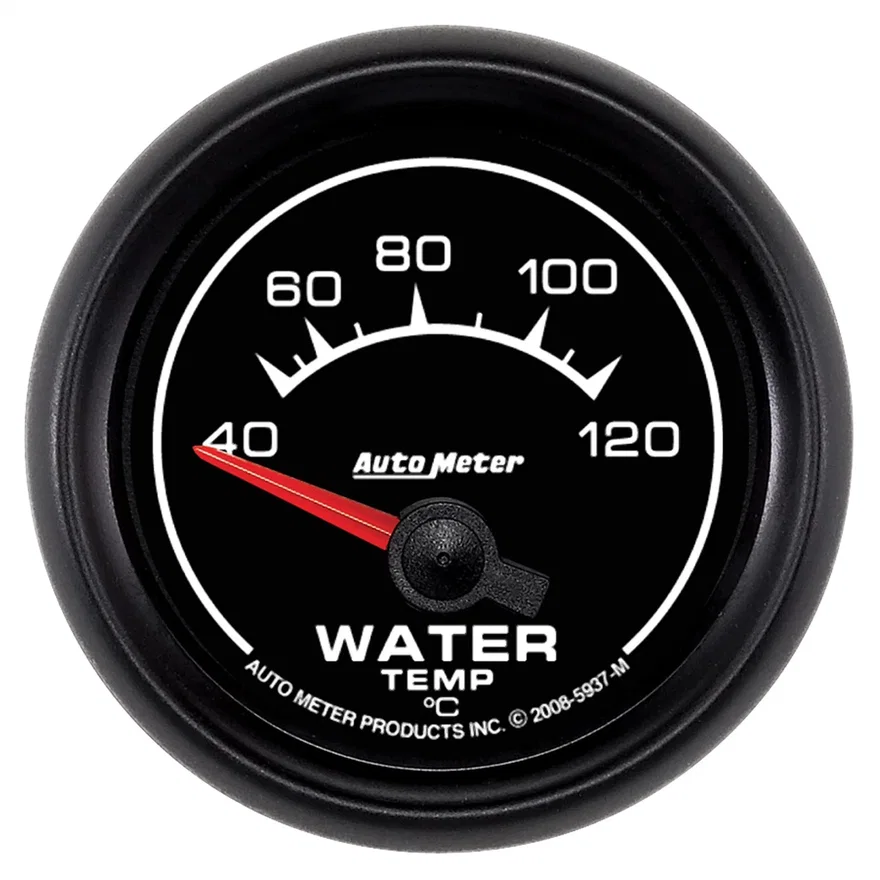 AutoMeter 5937-M, GAUGE; WATER TEMP; 2 1/16in.; 40-120deg.F; ELECTRIC; ES
