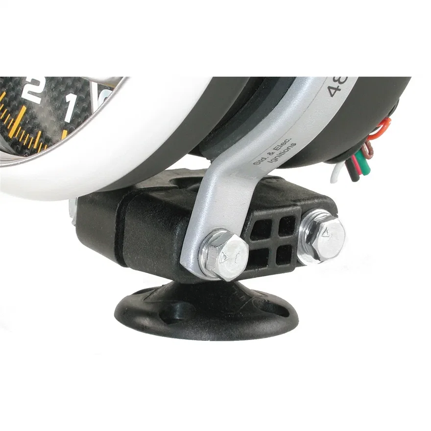 GAUGE MOUNT; ROLL POD; PEDESTAL; FITS 5in. PEDESTAL TACH; BLACK