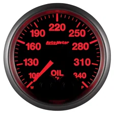 GAUGE; OIL TEMP; 2 1/16in.; 340deg.F; STEPPER MOTOR W/PEAK/WARN; ELITE image 8