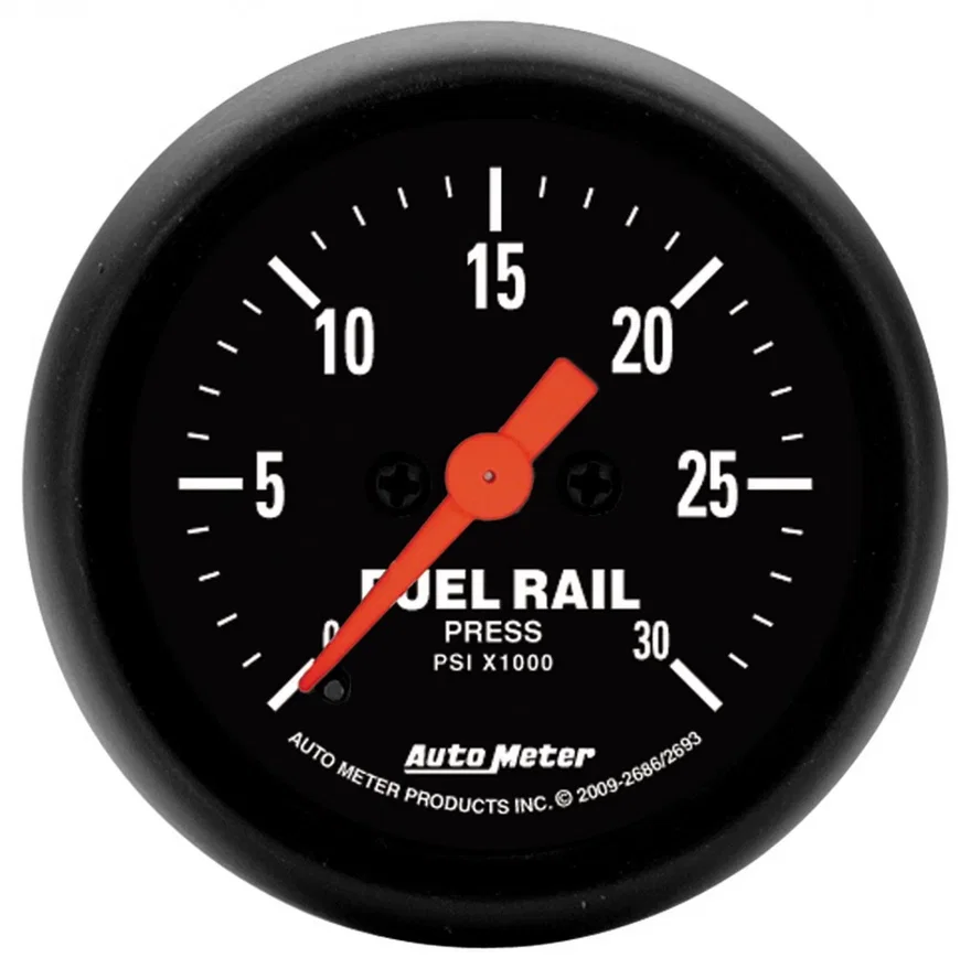 AutoMeter 2693, GAUGE; RAIL PRESSURE (RAM 6.7L); 2 1/16in.; 30KPSI; DIGITAL STEPPER MOTOR; Z