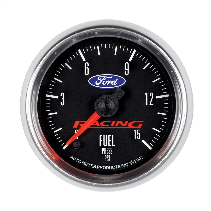 AutoMeter 880107, GAUGE; FUEL PRESS; 2 1/16in.; 15PSI; DIGITAL STEPPER MOTOR; FORD RACING