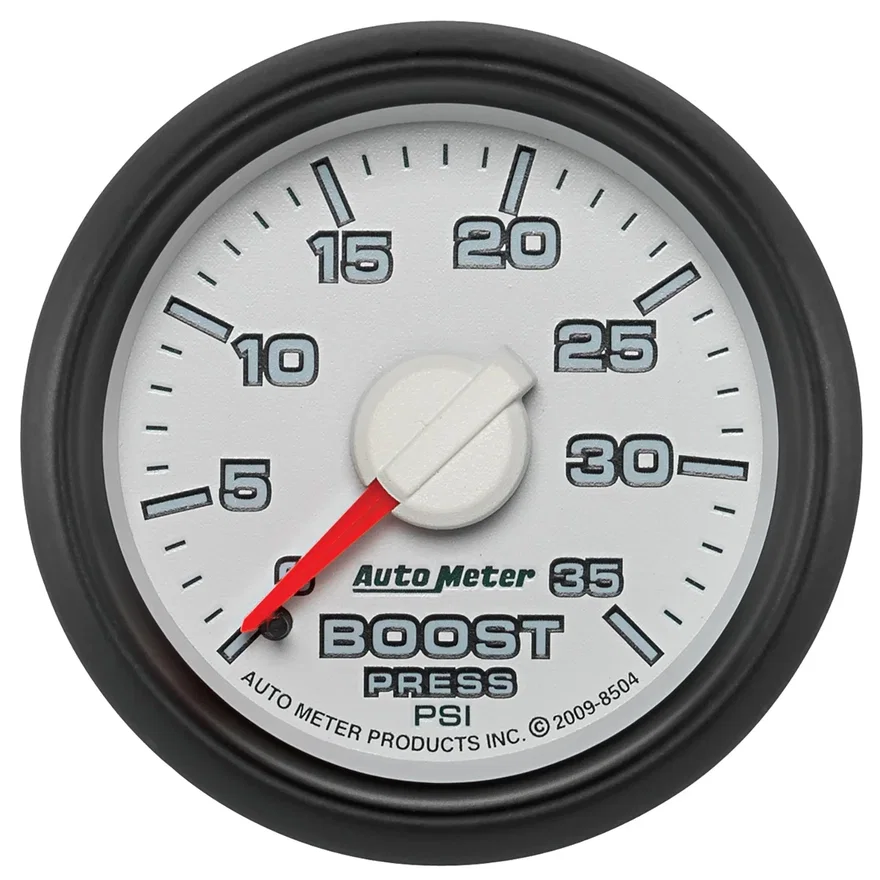 AutoMeter 8504, GAUGE; BOOST; 2 1/16in.; 35PSI; MECHANICAL; RAM GEN 3 FACTORY MATCH for Dodge