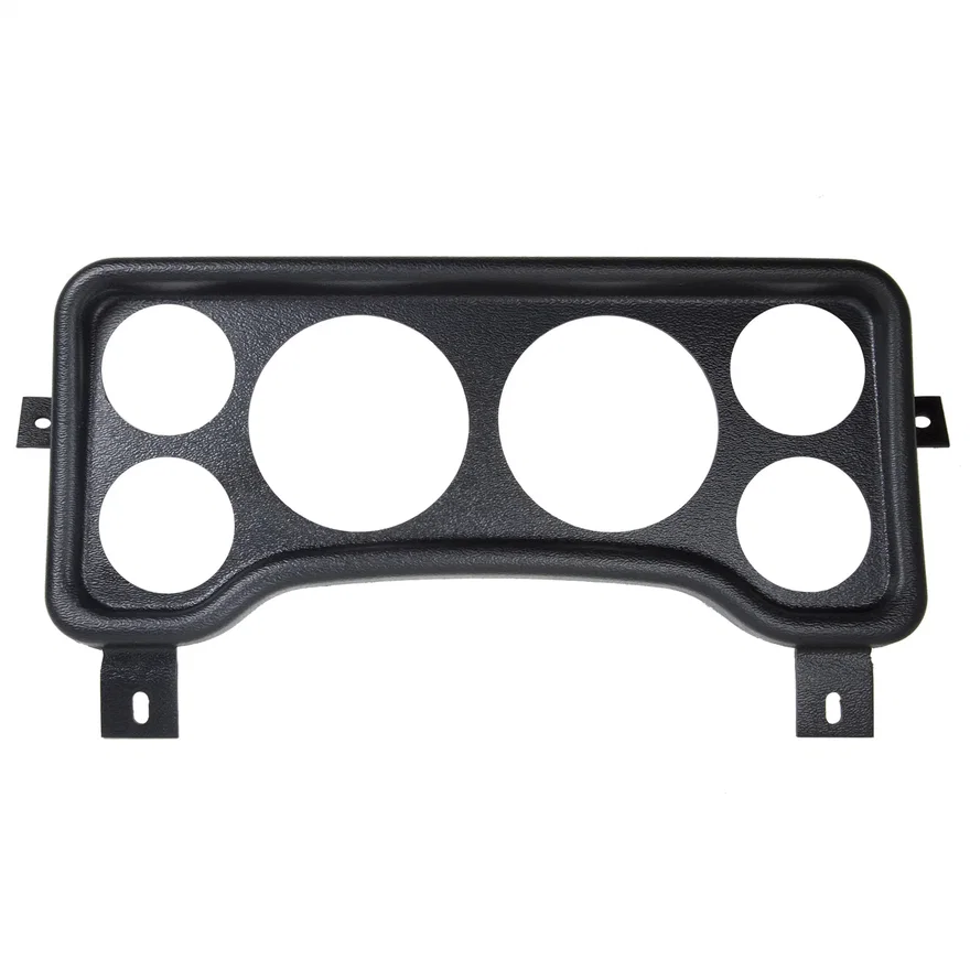 AutoMeter 5381, GAUGE MOUNT; DIRECT FIT DASH PANEL; 6 GAUGE (3 3/8in. X2; 2 1/16in. X4); JEEP TJ