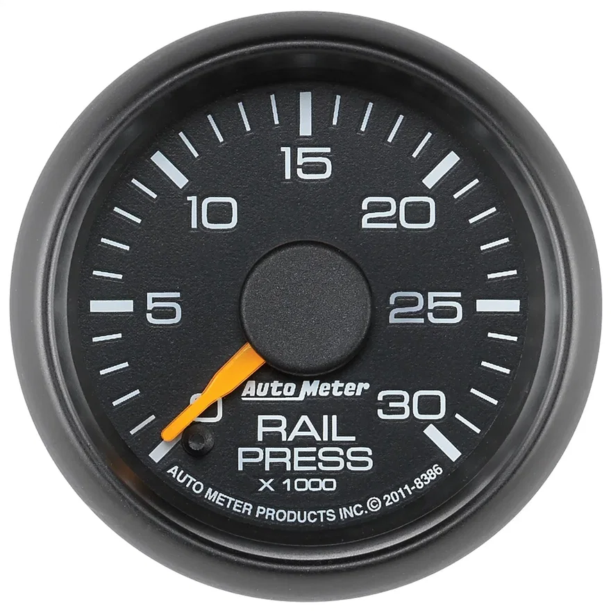 AutoMeter 8386, GAUGE; RAIL PRESSURE; 2 1/16in.; 30KPSI; DIGITAL STEPPER MOTOR; GM FACTORY MATCH