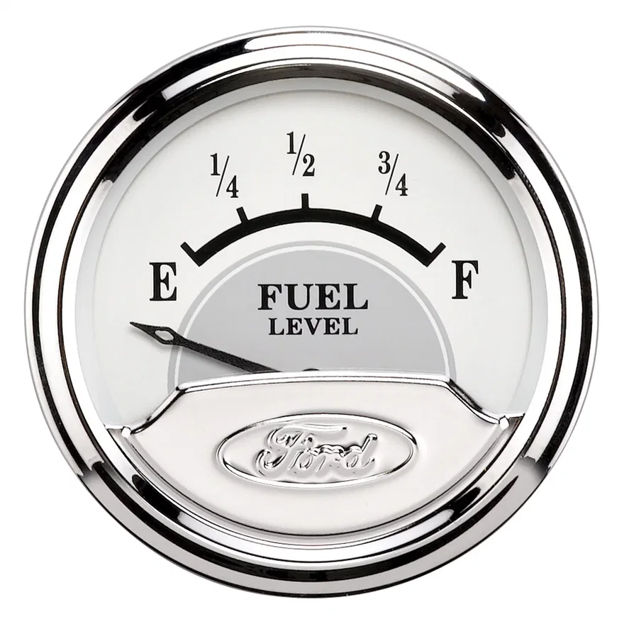 GAUGE; FUEL LEVEL; 2 1/16in.; 240OE TO 33OF; ELEC; FORD MASTERPIECE