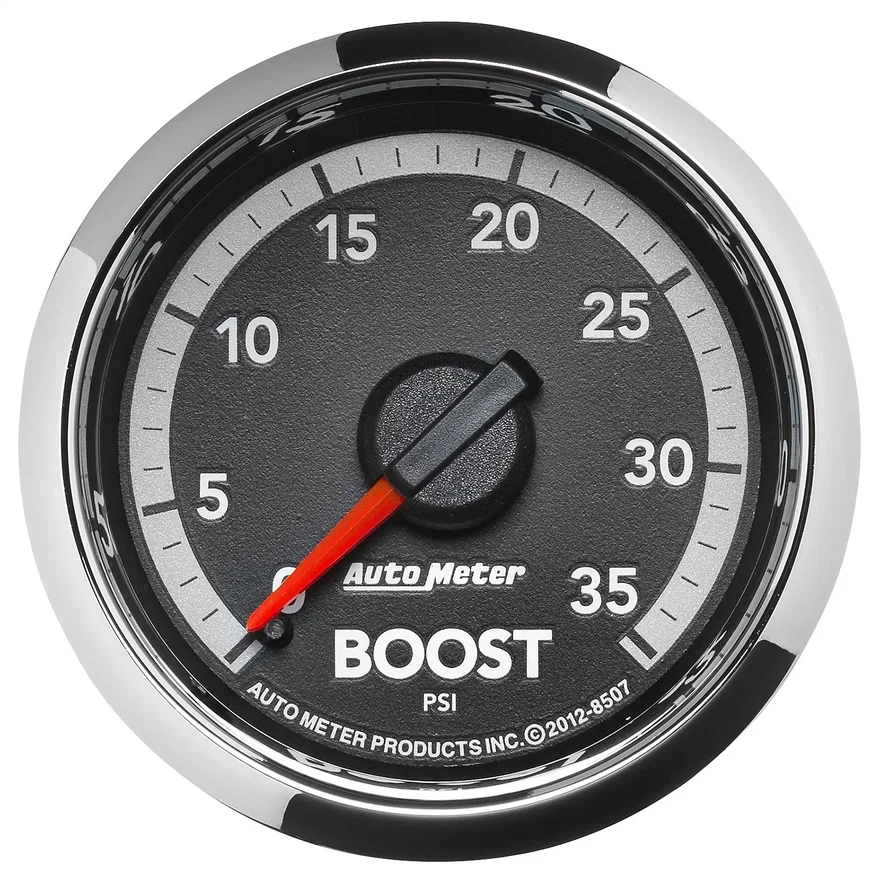 AutoMeter 8507, GAUGE; BOOST; 2 1/16in.; 35PSI; MECHANICAL; RAM GEN 4 FACTORY MATCH