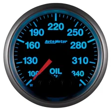GAUGE; OIL TEMP; 2 1/16in.; 340deg.F; STEPPER MOTOR W/PEAK/WARN; ELITE image 5