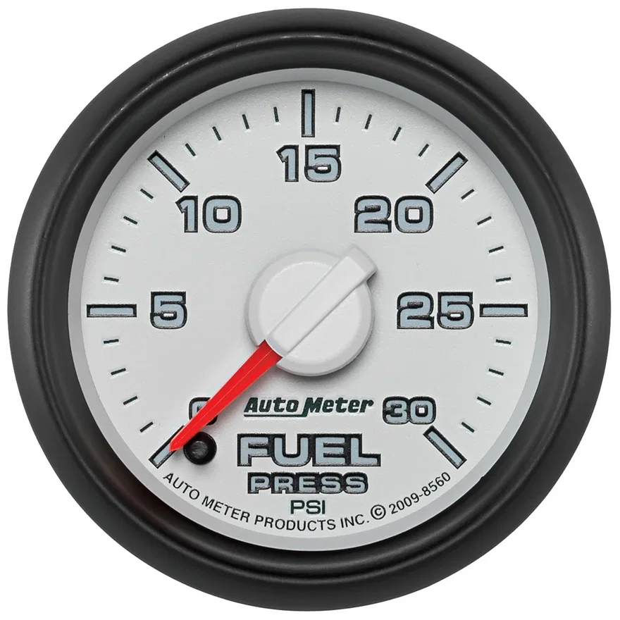 AutoMeter 8560, GAUGE; FUEL PRESS; 2 1/16in.; 30PSI; DIGITAL STEPPER MOTOR; RAM GEN 3 FACT. MATC for Dodge