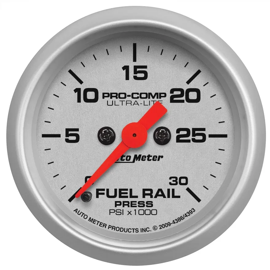 AutoMeter 4393, GAUGE; RAIL PRESS (RAM 6.7L); 2 1/16in.; 30KPSI; DIGITAL STEPPER MOTOR; ULTRA-LI