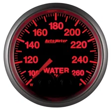 GAUGE; WATER TEMP; 2 1/16in.; 260deg.F; STEPPER MOTOR W/PEAK/WARN; ELITE image 3