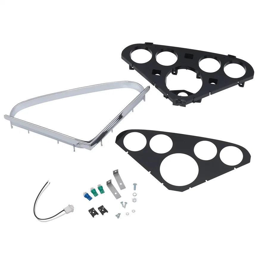 AutoMeter 2208, GAUGE MOUNT; DIRECT FIT DASH PANEL; (3 3/8in.; 2 1/16in. X4); CHEVY TRUCK 55-59