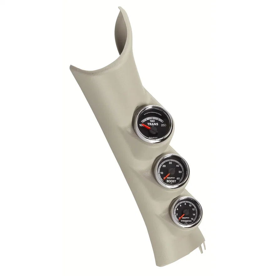 DSL GAUGE KIT; A-PILLAR; RAM 10-19; BST/EGT/TRANS; 60PSI/2000deg.F/250deg.F; FAC