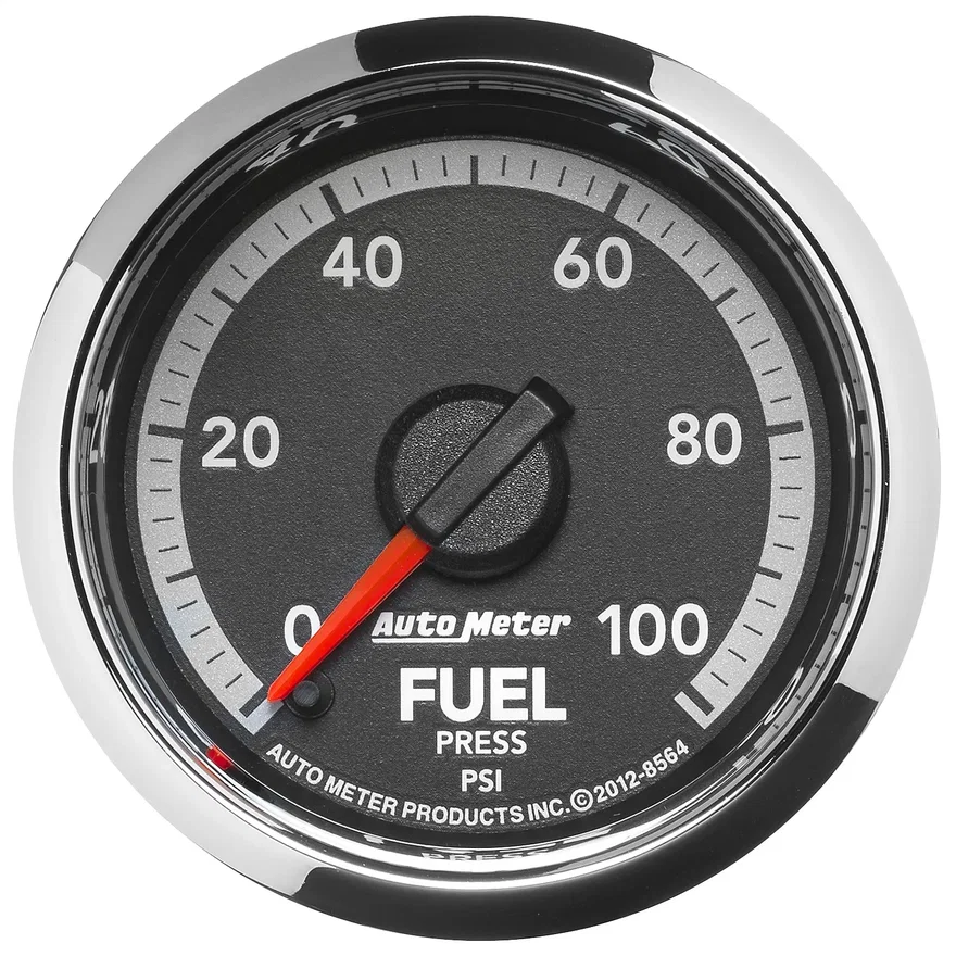 AutoMeter 8564, GAUGE; FUEL PRESS; 2 1/16in.; 100PSI; DIGITAL STEPPER MOTOR; RAM GEN 4 FACT. MAT