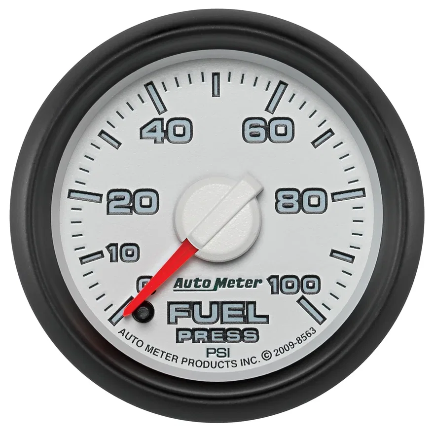 AutoMeter 8563, GAUGE; FUEL PRESS; 2 1/16in.; 100PSI; DIGITAL STEPPER MOTOR; RAM GEN 3 FACT. MAT for Dodge