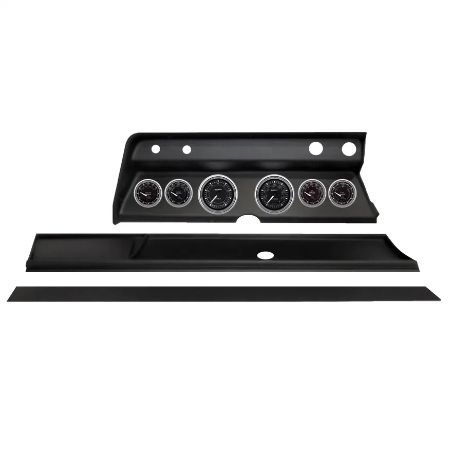DIRECT FIT DASH KIT; (3 3/8in. X2; 2 1/16in. X4); CHEVY CHEVELLE 67; CHRONO CHRO
