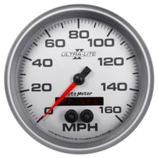 GAUGE; SPEEDOMETER; 5in.; 160MPH; GPS; ULTRA-LITE II image 1