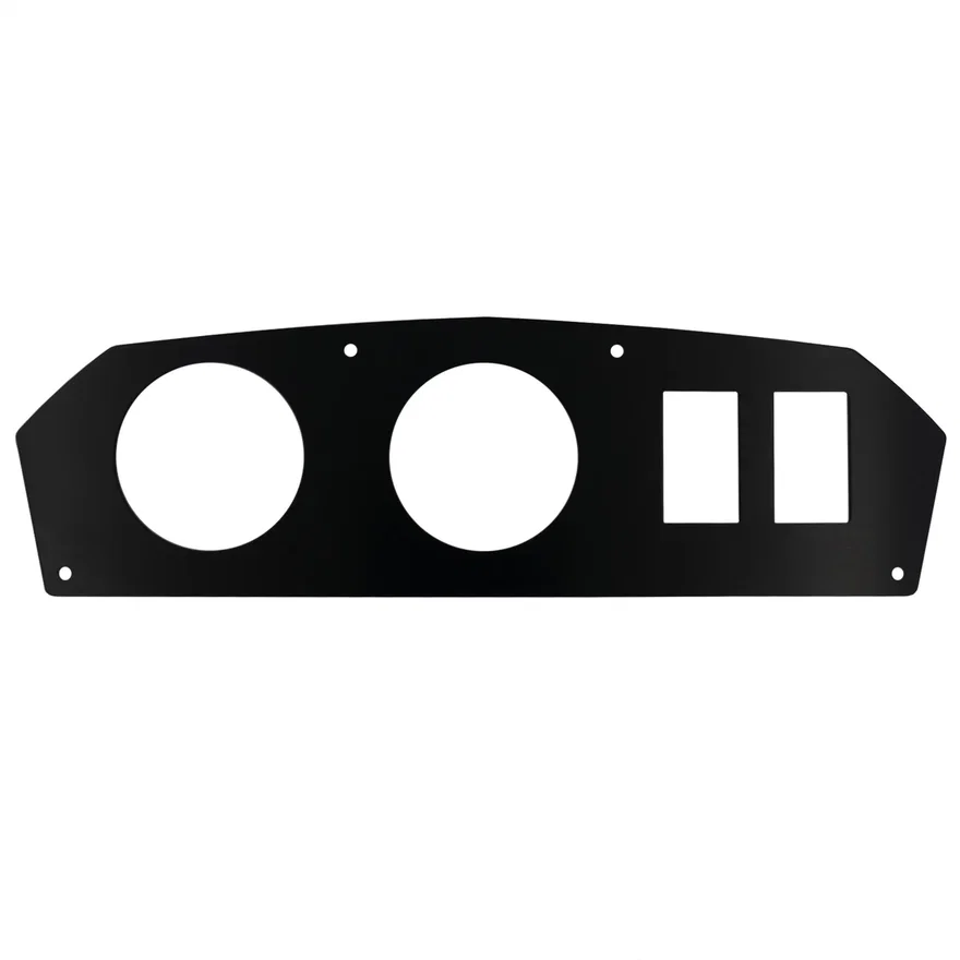 AutoMeter 5399, GAUGE/SWITCH PANEL; DIRECT FIT; 2 GAUGE 2-1/16in./ 2 SWITCH; CAN-AM MAVERICK 12-