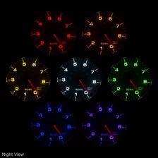 GAUGE; PYRO. (EGT); 2 1/16in.; 2000deg.F; STEPPER MOTOR W/PEAK/WARN; BLK/CHRM; S image 3