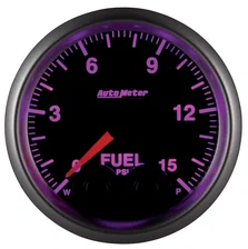 GAUGE; FUEL PRESS; 2 1/16in.; 15PSI; STEPPER MOTOR W/PEAK/WARN; ELITE image 7